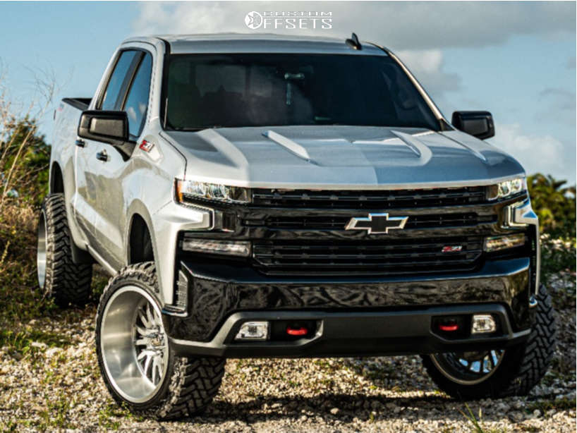 2020 Chevrolet Silverado 1500 with 22x12 -51 Cali Offroad Summit and 33 ...