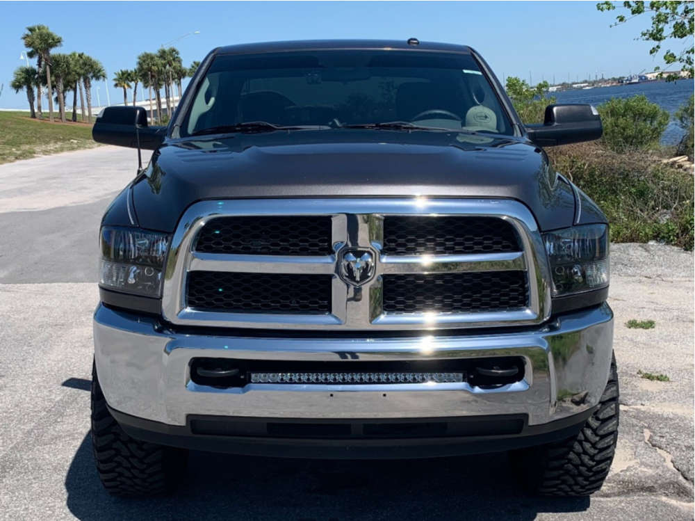 2015 Ram 2500 with 18x9 12 Vision Manx 2 and 35/12.5R18 Toyo Tires Open