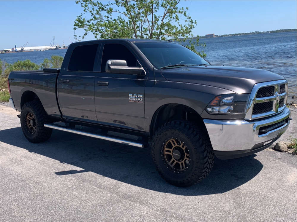 2015 Ram 2500 with 18x9 12 Vision Manx 2 and 35/12.5R18 Toyo Tires Open