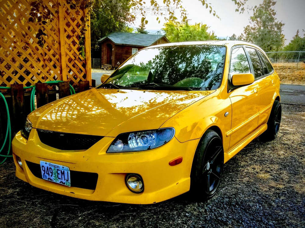 2003 Mazda Protege5 with 18x9 35 OE Creations 110 and 225/35R18