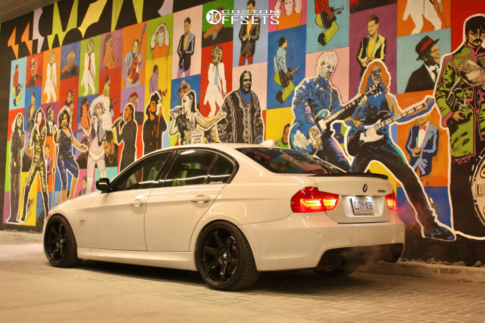 2009 BMW 335i XDrive with 19x9.5 35 Fast Hayaku and 225/35R19 Michelin ...