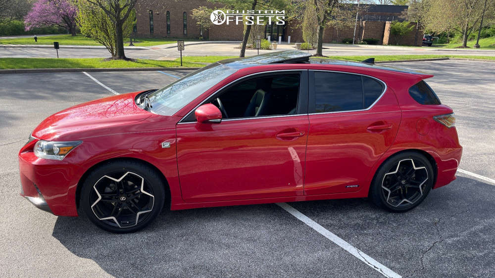 2014 Lexus CT200h with 18x8 35 Petrol P1a and 245/40R18 Nitto Neo Gen