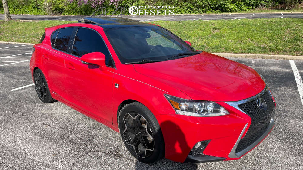 2014 Lexus CT200h with 18x8 35 Petrol P1a and 245/40R18 Nitto Neo Gen