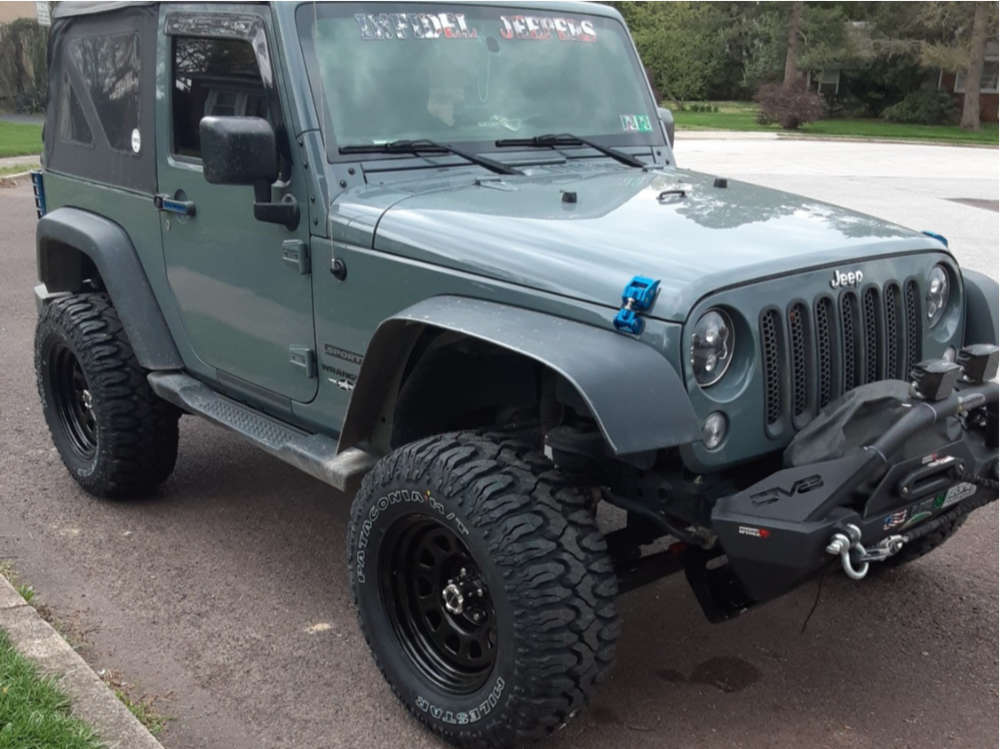 D Ranged Wrangler 2015 Jeep Wrangler with 17x9 -12 Vision D Window and 33/12.5R17 ...
