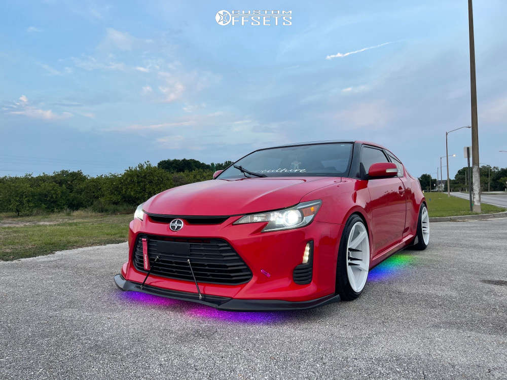 2014 Scion TC with 18x10 25 JNC Jnc026 and 235/40R18 Lexani Lxuhp207