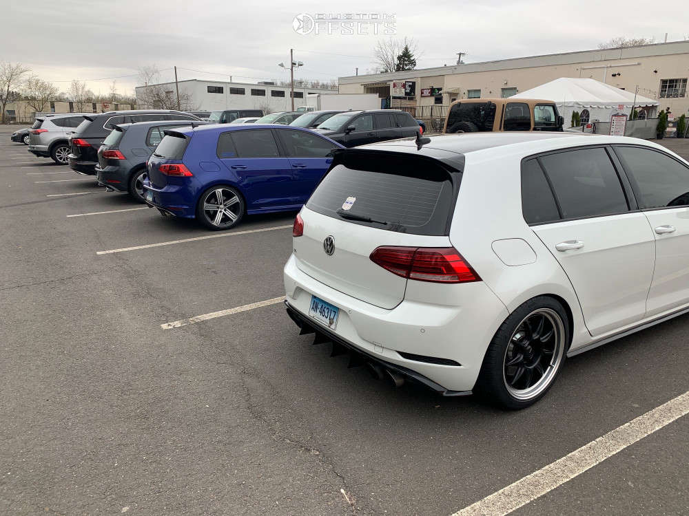 2018 Volkswagen Golf R with 18x8.5 43 Konig Countergram and 235/40R18 ...