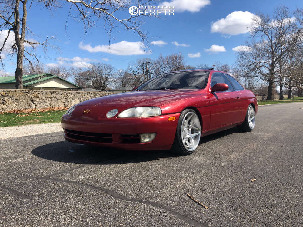 1993 Lexus SC300 with 18x9.5 35 AVID1 AV52 and 225/35R18 Nankang