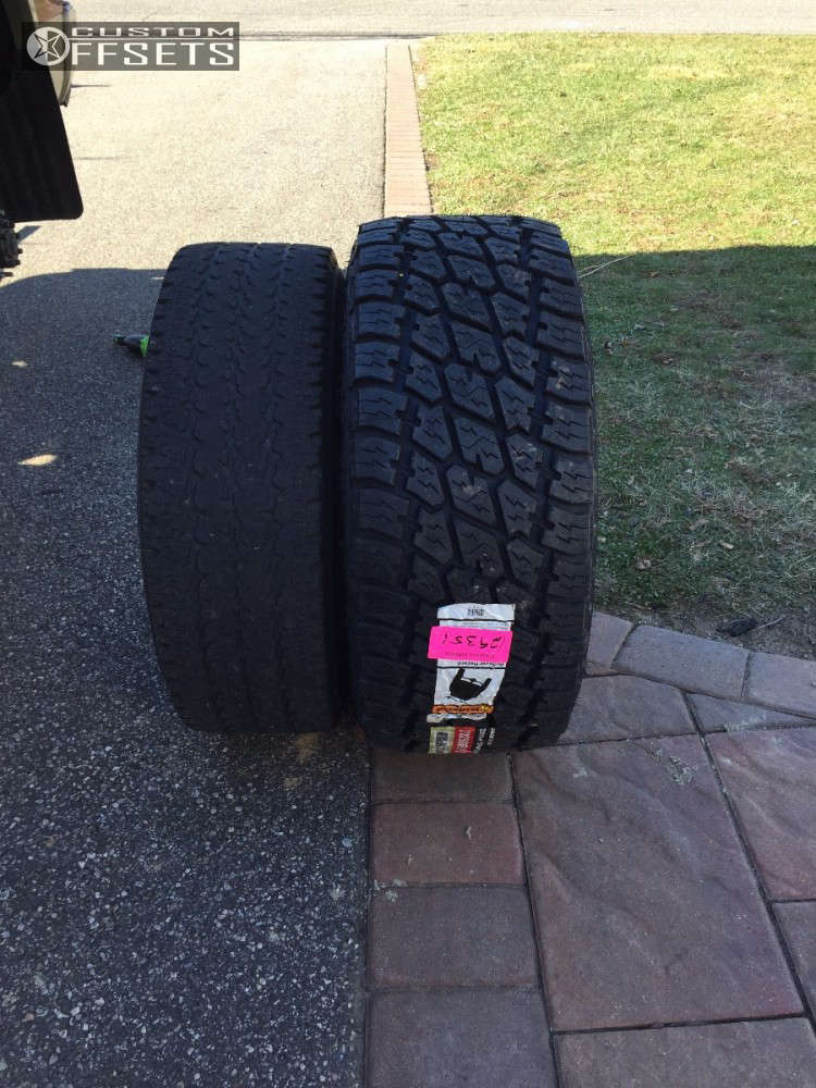 2012 Ram 3500 with 18x9 10 MKW M94 and 305/60R18 Nitto Terra Grappler ...