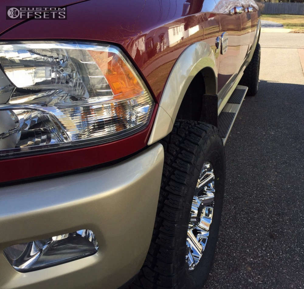 2012 Ram 3500 with 18x9 10 MKW M94 and 305/60R18 Nitto Terra Grappler ...
