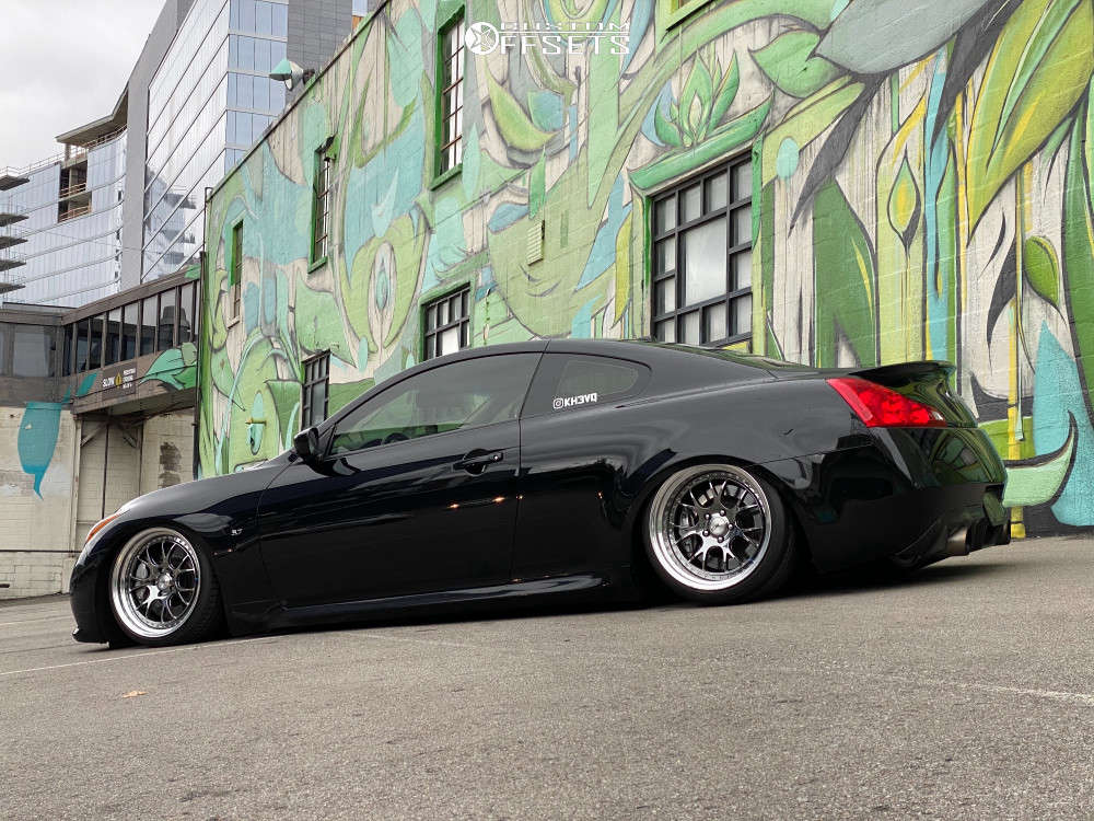 2015 INFINITI Q60 with 19x9.5 22 SSR Professor Ms3 and 225/35R19