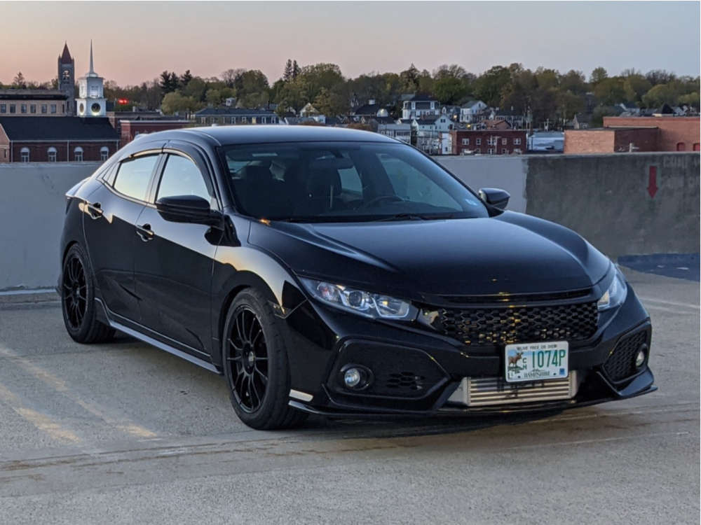 2018 Honda Civic with 18x8 48 OZ Racing Ultraleggera and 235/45R18