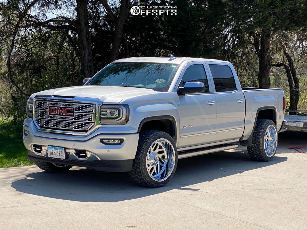 Fuel Triton 22x12 43 Chrome D60922201847 Custom Offsets