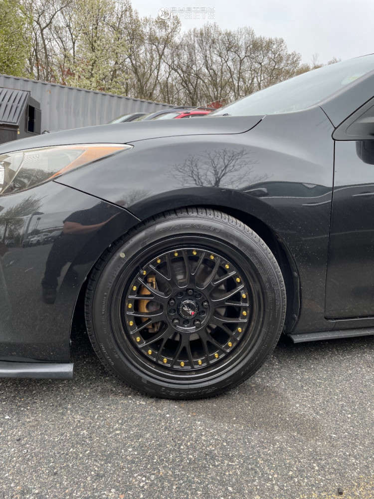 205/50R17 MAZDA ホイールセット 2013 Mazda 3 Sport with 17x7 35 XXR 521 and 205/50R17 Falken Ziex