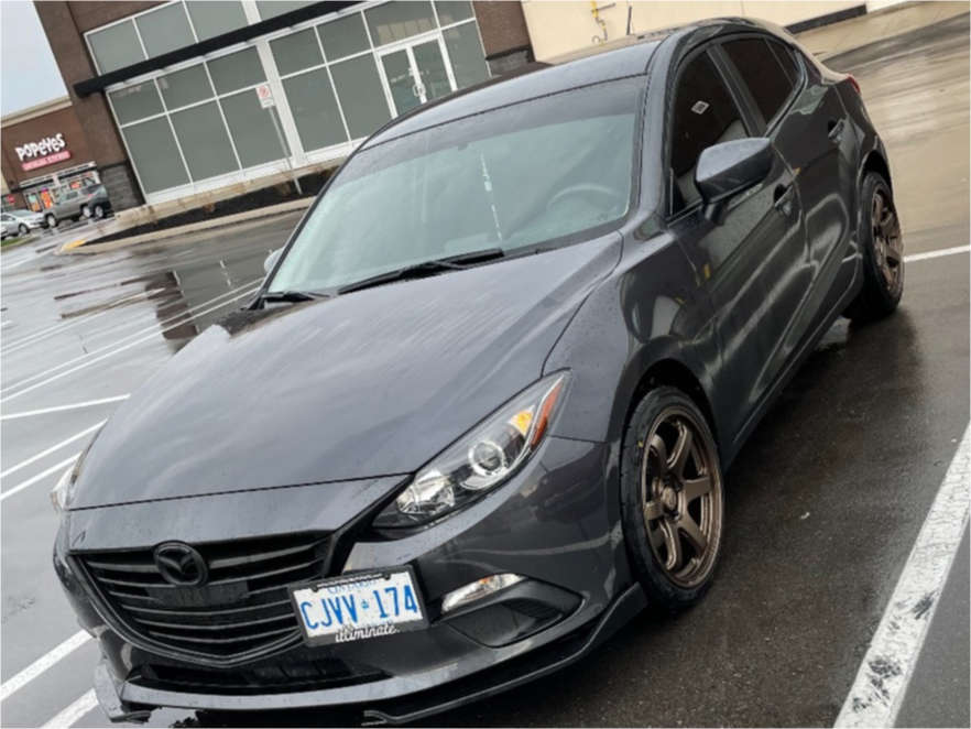 ローベルページ3 2015 Mazda 3 Sport with 18x9.5 40 Superspeed Rf06rr and 225/40R18