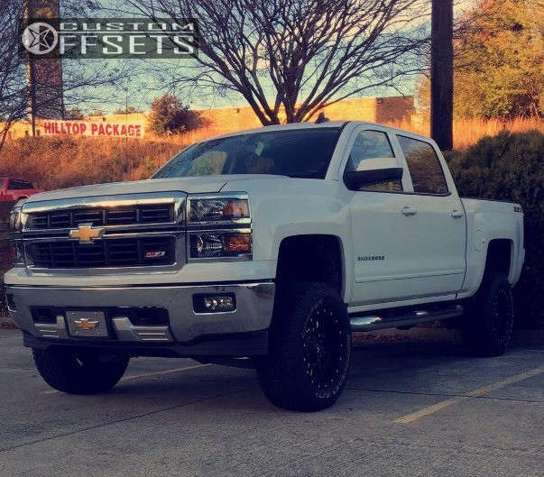 2015 Chevrolet Silverado 1500 with 18x9 12 Fuel Krank and 305/65R18