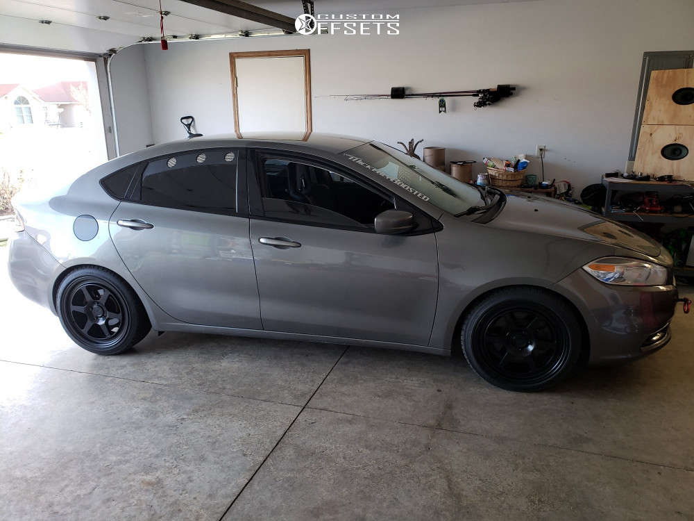 2013 Dodge Dart with 18x8.5 35 Motegi Mr136 and 235/40R18 Ohtsu
