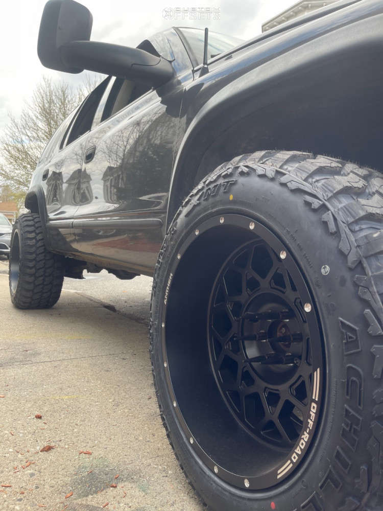2002 Dodge Durango with 20x12 -44 Anthem Off-Road Avenger and 33/12 ...
