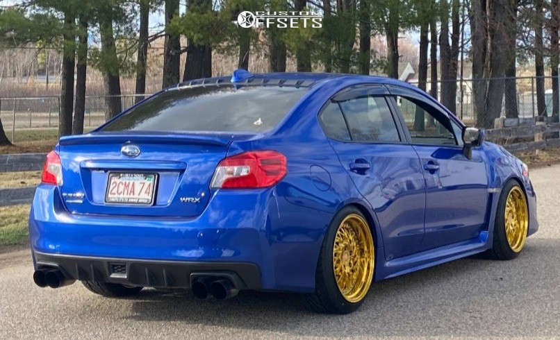 2020 Subaru WRX with 18x9.5 30 Aodhan Ds03 and 225/40R18 Nitto Neo
