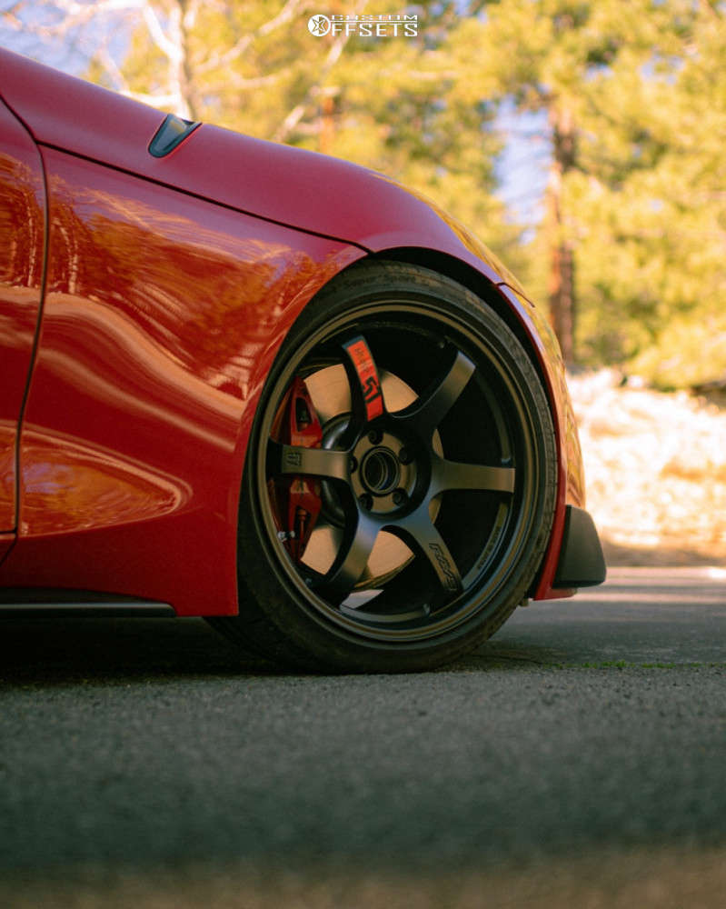 2020 Toyota GR Supra with 19x9.5 25 Gram Lights 57dr and 255/35R19 ...