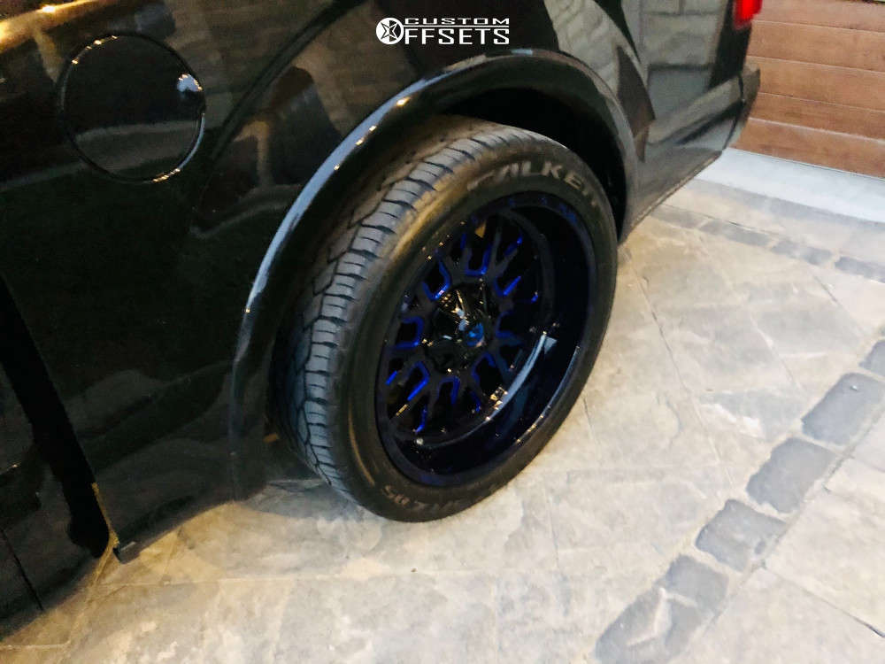 2020 Ford F-150 with 22x10 5 Fuel Stroke and 26/11.5R22 Falken Ziex S ...