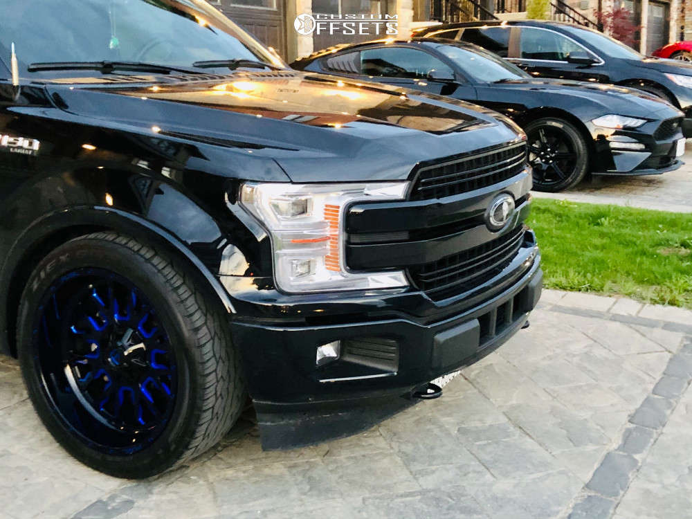 2020 Ford F-150 with 22x10 5 Fuel Stroke and 26/11.5R22 Falken Ziex S ...