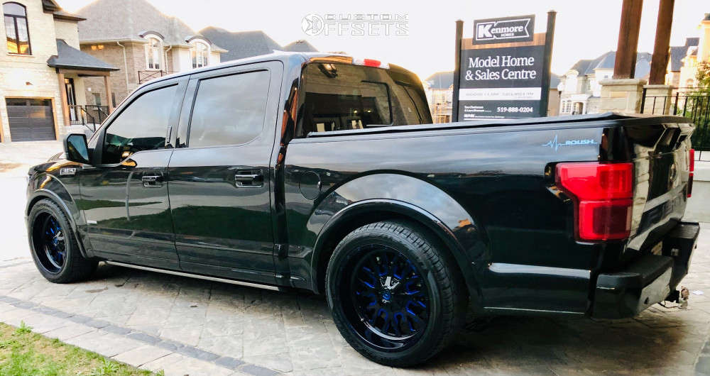 2020 Ford F-150 with 22x10 5 Fuel Stroke and 26/11.5R22 Falken Ziex S ...