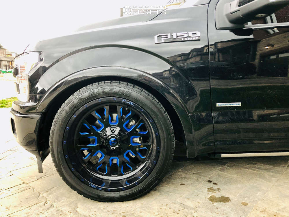 2020 Ford F-150 with 22x10 5 Fuel Stroke and 26/11.5R22 Falken Ziex S ...