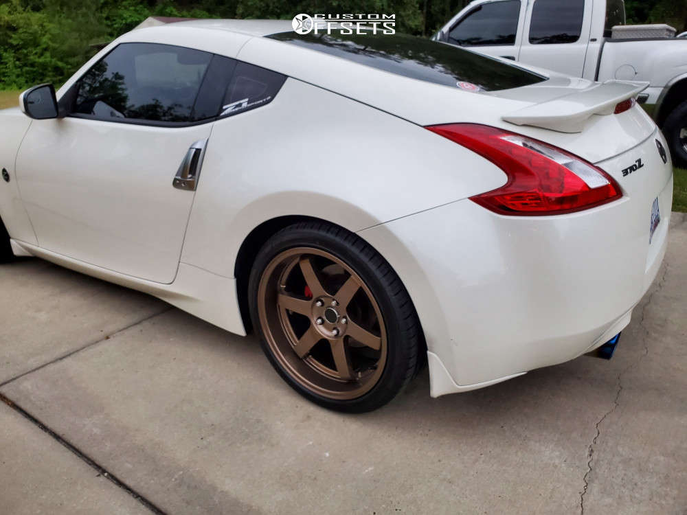 2012 Nissan 370Z with 19x8.5 30 JNC Jnc014 and 245/35R19 Lexani Lx
