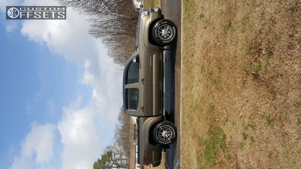 2015 Toyota with 17x9 18 Mayhem Warrior and 265/70R17