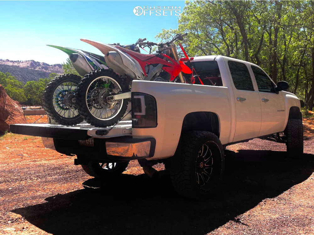2011 Chevrolet Silverado 1500 with 24x12 Hardcore Offroad Hc15 and