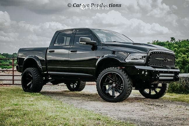 1 2015 1500 Ram Rough Country Suspension Lift 6in Arkon Off Road Lincoln Black