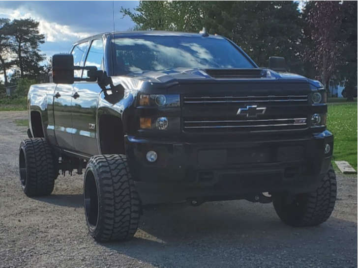 1 2019 Silverado 2500 Hd Chevrolet Rough Country Suspension Lift 6in Arkon Off Road Alexander Black