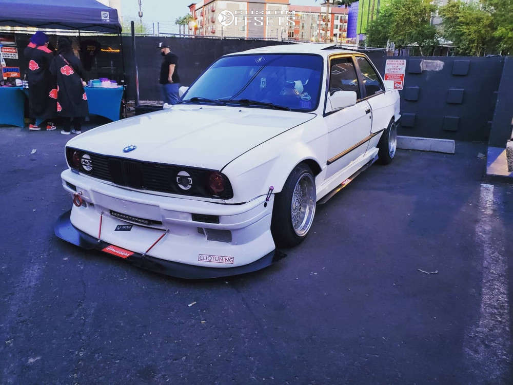 1989 BMW 325is with 15x9.5 15 ESM 002r and 195/50R15 Hankook Ventus V2 ...