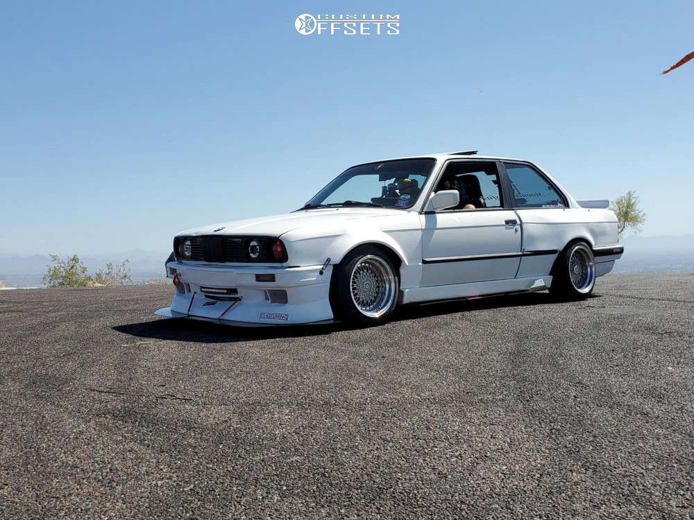 1989 BMW 325is with 15x9.5 15 ESM 002r and 195/50R15 Hankook Ventus V2 ...