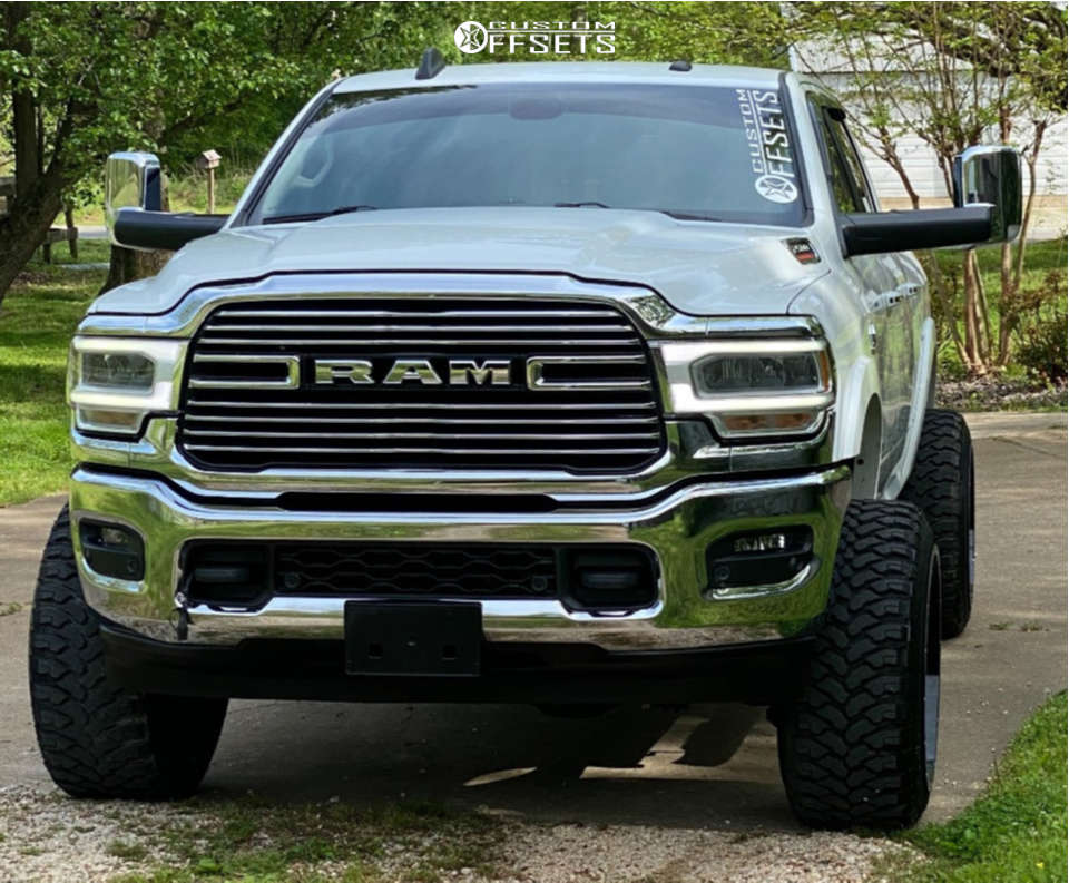 2019 Ram 2500 with 24x14 -76 Xtreme Force Xf-8 and 35/12.5R24 RBP ...