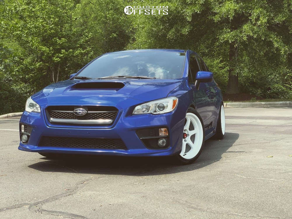 2017 Subaru WRX with 18x9.5 35 Aodhan Ah08 and 245/40R18