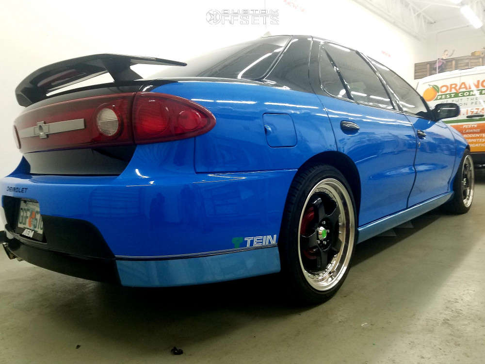 2003 Chevrolet Cavalier with 18x8 42 Konig Ssm and 225/40R18 Lexani