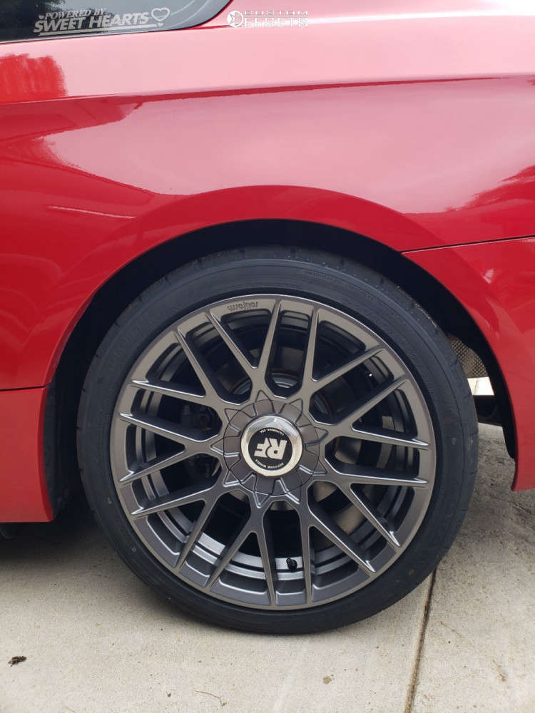 2010 BMW 328i XDrive with 18x8.5 35 Rotiform Rse and 235