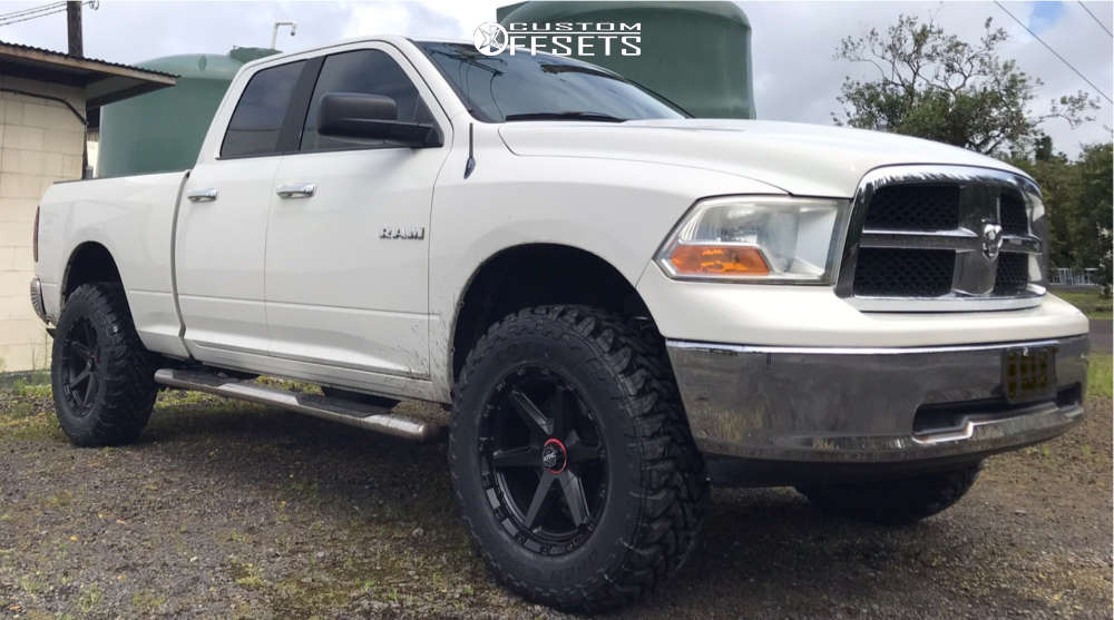 2009 Dodge Ram 1500 with 20x9 0 KMC Km101 and 295/65R20 Toyo Tires Open ...
