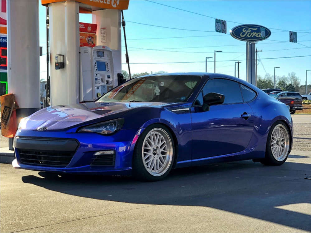 2014 Subaru BRZ with 18x8 35 JNC Jnc005 and 225/45R18 Nitto Neo