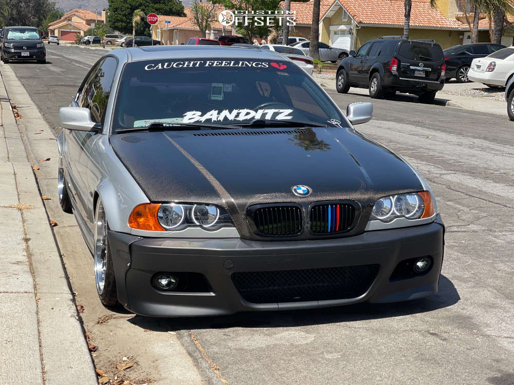 2001 BMW 330Ci Wheel Offset Tucked Air Suspension 1689789 Custom