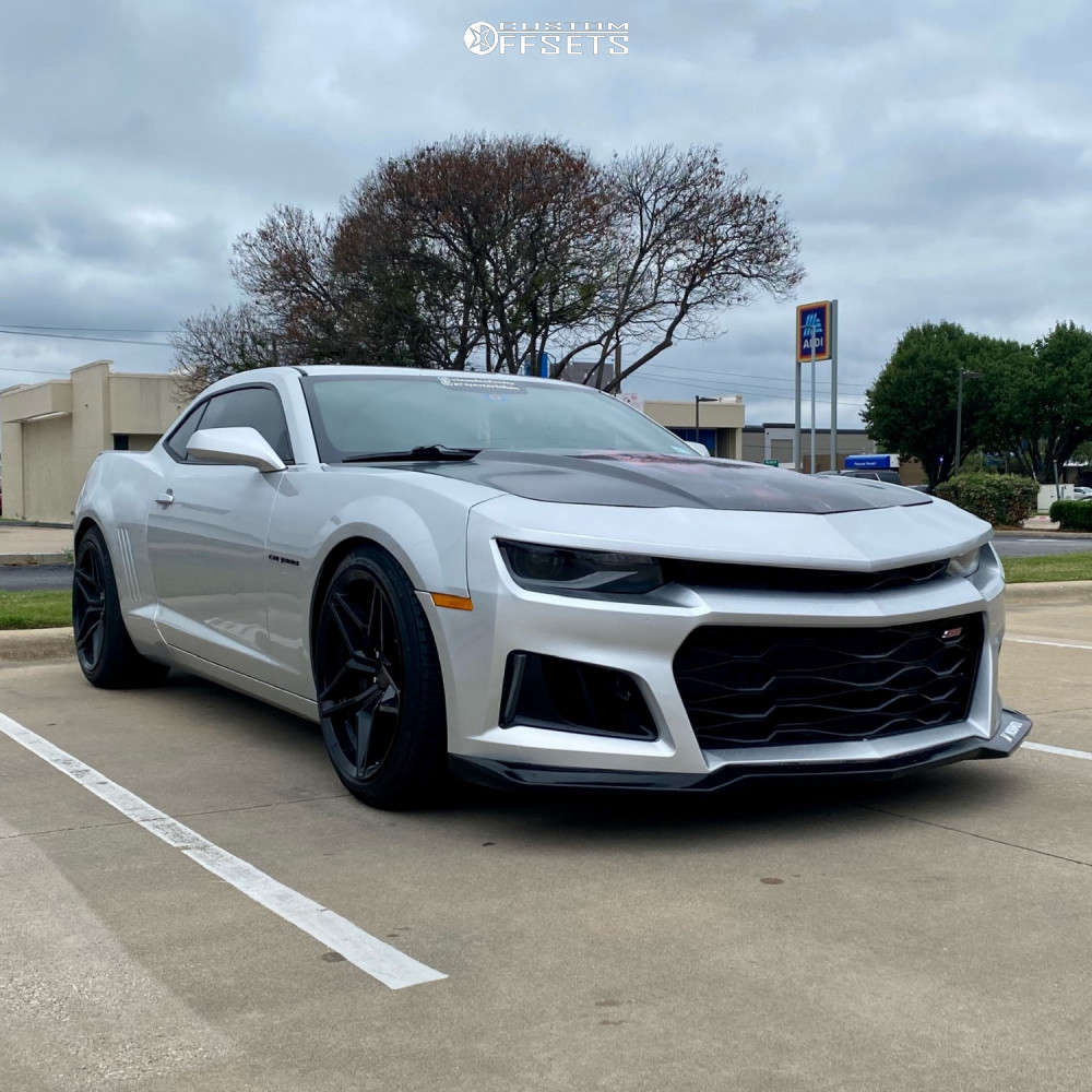 2013 Chevrolet Camaro with 20x10 23 MRR M755 and 245/45R20 Sumitomo Htr A/s  P03 and Coilovers | Custom Offsets