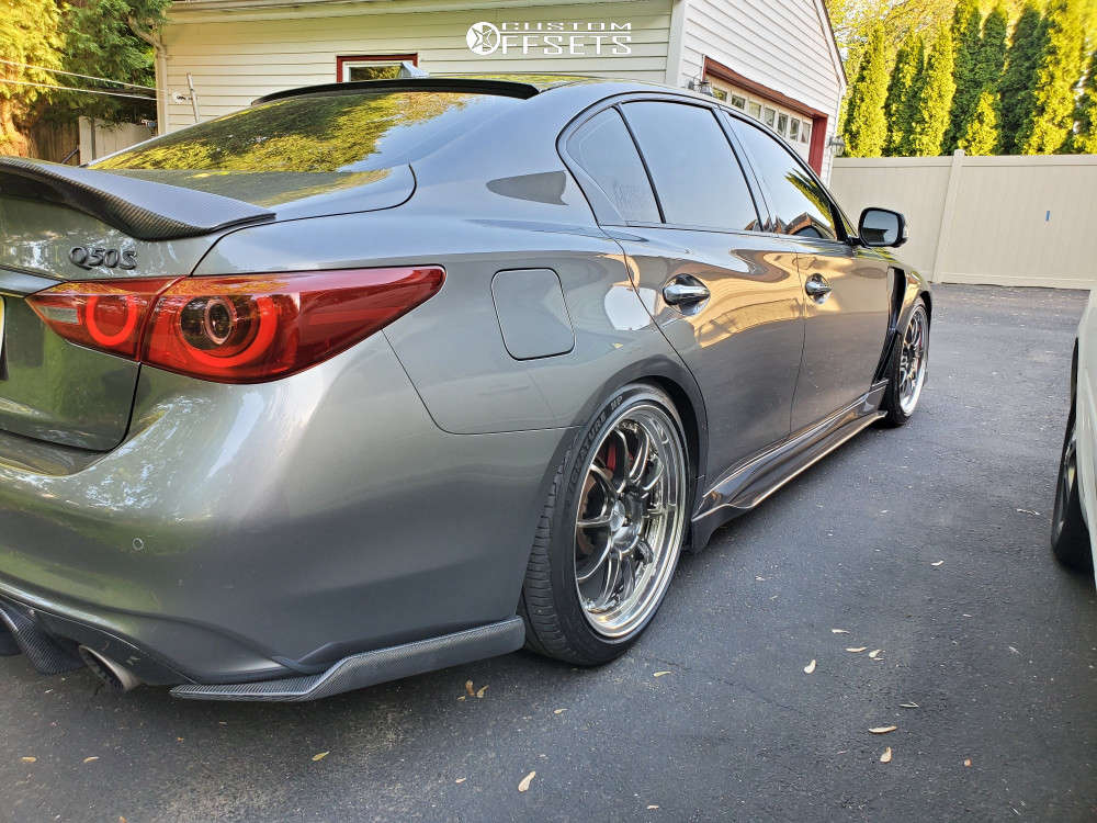 2019 INFINITI Q50 with 19x9.5 37 SSR Professor Sp5 and 245/40R19 Dunlop