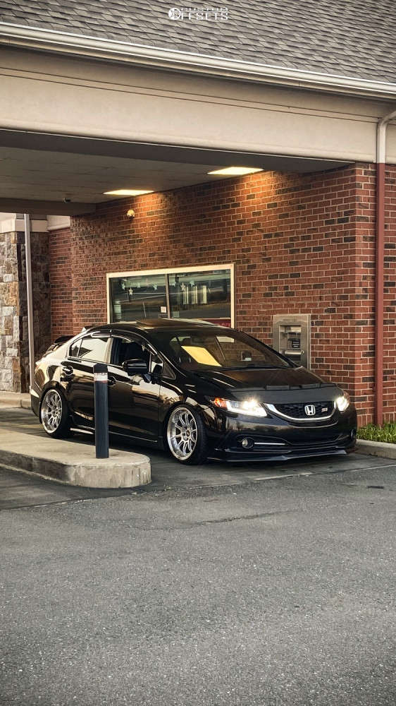 2014 Honda Civic With 18x9 5 22 ESR Cs12 And 225 35R18 Federal SS595 2014-honda-civic-with-18x9-5-22-esr-cs12-and-225-35r18-federal-ss595