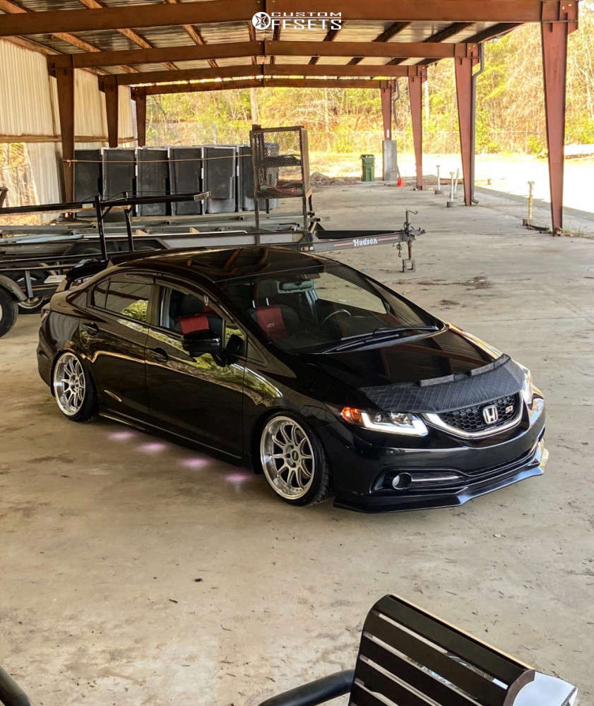 2014 Honda Civic With 18x9 5 22 ESR Cs12 And 225 35R18 Federal SS595 2014-honda-civic-with-18x9-5-22-esr-cs12-and-225-35r18-federal-ss595