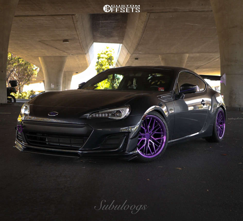 2018 Subaru BRZ with 18x8.5 35 XXR 571 and 225/40R18 Falken Pro G5