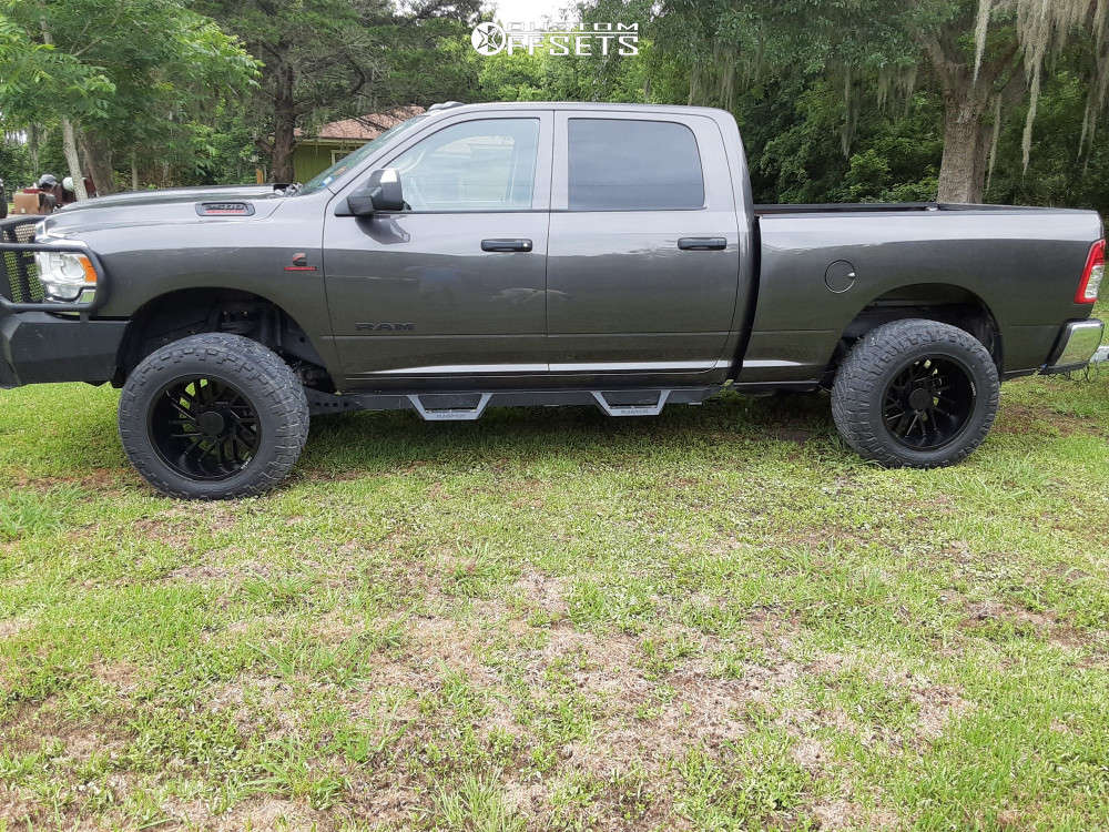 1 2020 2500 Ram Rough Country Leveling Kit Arkon Off Road Mandela Black