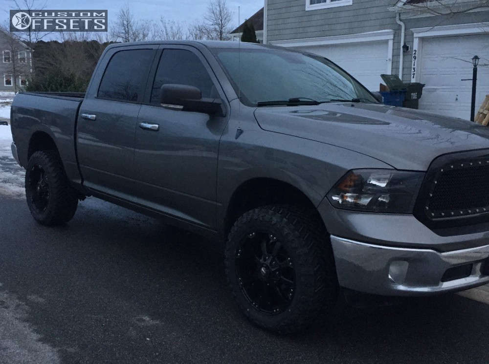 2013 Ram 1500 with 20x10 -19 Ballistic Morax and 33/12.5R20 Atturo ...