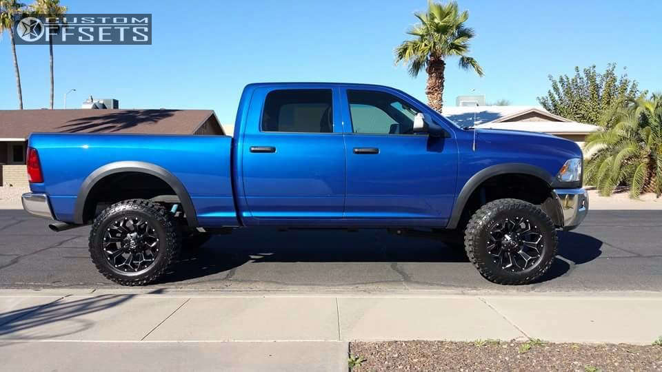 2015 Ram 2500 with 20x10 -18 Fuel Assault and 295/60R20 Cooper ...