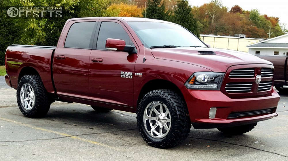 Fuel Maverick 20x10 24 Chrome D53620008245 Custom Offsets